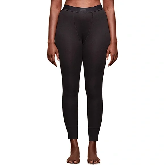 soot SKIMS cotton rib leggings - Picture 6 of 10